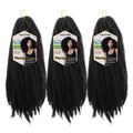 Ombre Marley Braids Synthetic Fiber Hair Extension Afro Curly Hair Crochet Braiding Hair Weave 18strands/pack Toyotress Hair