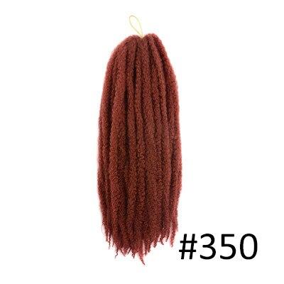 Ombre Marley Braids Synthetic Fiber Hair Extension Afro Curly Hair Crochet Braiding Hair Weave 18strands/pack Toyotress Hair