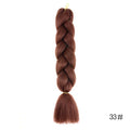 Hair Braid Synthetic Hair Extensions Jumbo False Braid Ombre Braiding Hair Pink Grey Blue Color
