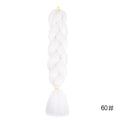 Hair Braid Synthetic Hair Extensions Jumbo False Braid Ombre Braiding Hair Pink Grey Blue Color