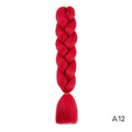 Hair Braid Synthetic Hair Extensions Jumbo False Braid Ombre Braiding Hair Pink Grey Blue Color