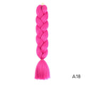 Hair Braid Synthetic Hair Extensions Jumbo False Braid Ombre Braiding Hair Pink Grey Blue Color