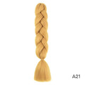 Hair Braid Synthetic Hair Extensions Jumbo False Braid Ombre Braiding Hair Pink Grey Blue Color