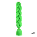 Hair Braid Synthetic Hair Extensions Jumbo False Braid Ombre Braiding Hair Pink Grey Blue Color