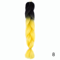 Hair Braid Synthetic Hair Extensions Jumbo False Braid Ombre Braiding Hair Pink Grey Blue Color