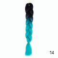 Hair Braid Synthetic Hair Extensions Jumbo False Braid Ombre Braiding Hair Pink Grey Blue Color