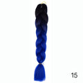 Hair Braid Synthetic Hair Extensions Jumbo False Braid Ombre Braiding Hair Pink Grey Blue Color
