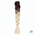 Hair Braid Synthetic Hair Extensions Jumbo False Braid Ombre Braiding Hair Pink Grey Blue Color