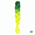 Hair Braid Synthetic Hair Extensions Jumbo False Braid Ombre Braiding Hair Pink Grey Blue Color