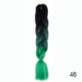 Hair Braid Synthetic Hair Extensions Jumbo False Braid Ombre Braiding Hair Pink Grey Blue Color