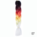 Hair Braid Synthetic Hair Extensions Jumbo False Braid Ombre Braiding Hair Pink Grey Blue Color