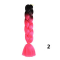 Sambraid 24 Inch Ombre Jumbo Braiding Hair For Jumbo Braids 100g/Pack False Hair Synthetic Crochet Braids Hair Extensions
