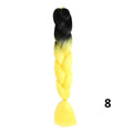 Sambraid 24 Inch Ombre Jumbo Braiding Hair For Jumbo Braids 100g/Pack False Hair Synthetic Crochet Braids Hair Extensions