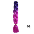 Sambraid 24 Inch Ombre Jumbo Braiding Hair For Jumbo Braids 100g/Pack False Hair Synthetic Crochet Braids Hair Extensions