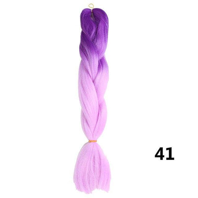Sambraid 24 Inch Ombre Jumbo Braiding Hair For Jumbo Braids 100g/Pack False Hair Synthetic Crochet Braids Hair Extensions