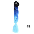 Sambraid 24 Inch Ombre Jumbo Braiding Hair For Jumbo Braids 100g/Pack False Hair Synthetic Crochet Braids Hair Extensions