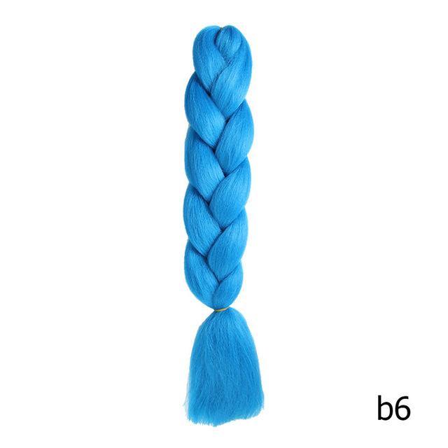 Sambraid 24 Inch Ombre Jumbo Braiding Hair For Jumbo Braids 100g/Pack False Hair Synthetic Crochet Braids Hair Extensions