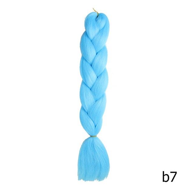 Sambraid 24 Inch Ombre Jumbo Braiding Hair For Jumbo Braids 100g/Pack False Hair Synthetic Crochet Braids Hair Extensions