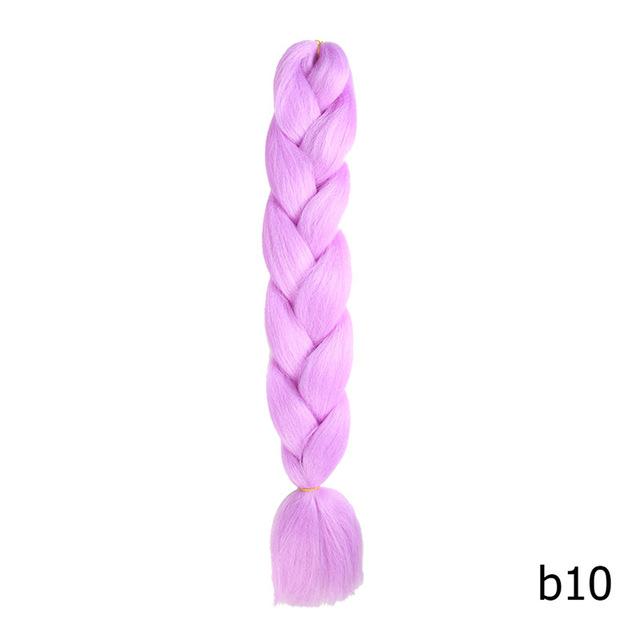 Sambraid 24 Inch Ombre Jumbo Braiding Hair For Jumbo Braids 100g/Pack False Hair Synthetic Crochet Braids Hair Extensions