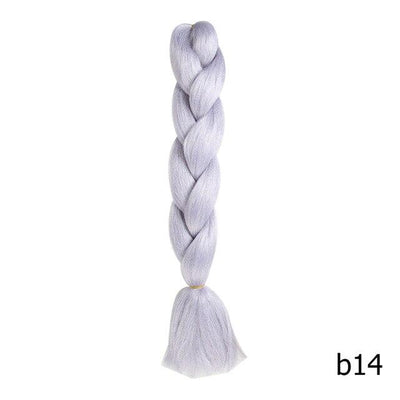 Sambraid 24 Inch Ombre Jumbo Braiding Hair For Jumbo Braids 100g/Pack False Hair Synthetic Crochet Braids Hair Extensions