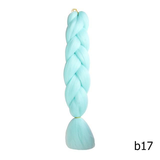 Sambraid 24 Inch Ombre Jumbo Braiding Hair For Jumbo Braids 100g/Pack False Hair Synthetic Crochet Braids Hair Extensions