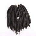 Luxury For Braiding 12" 12strands/pack 4packs/lot  Ombre Brown Crochet Braids Mambo Twist Synthetic Hair Extensions