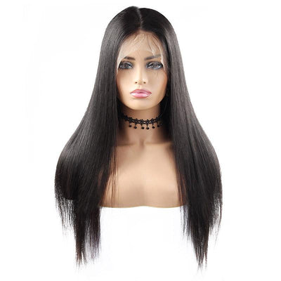 Straight Hair 360 Lace Frontal Wig 100% Virgin Human Hair Wigs - The Best Human Hair Weave and Human Hair Wigs