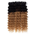 Ombre 1B/27 Brazilian Deep Wave 3 Bundles - The Best Human Hair Weave and Human Hair Wigs