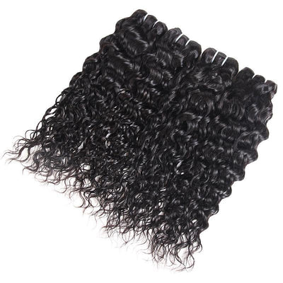 Silk Road Hair 4 Bundles Pack - Water Wave - The Best Human Hair Weave and Human Hair Wigs